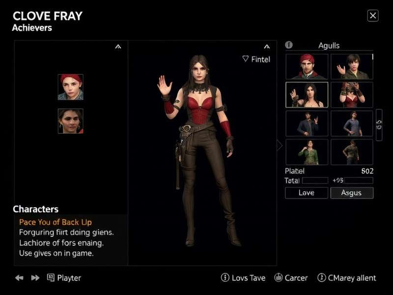 Clove Fray Achievers Character Customization